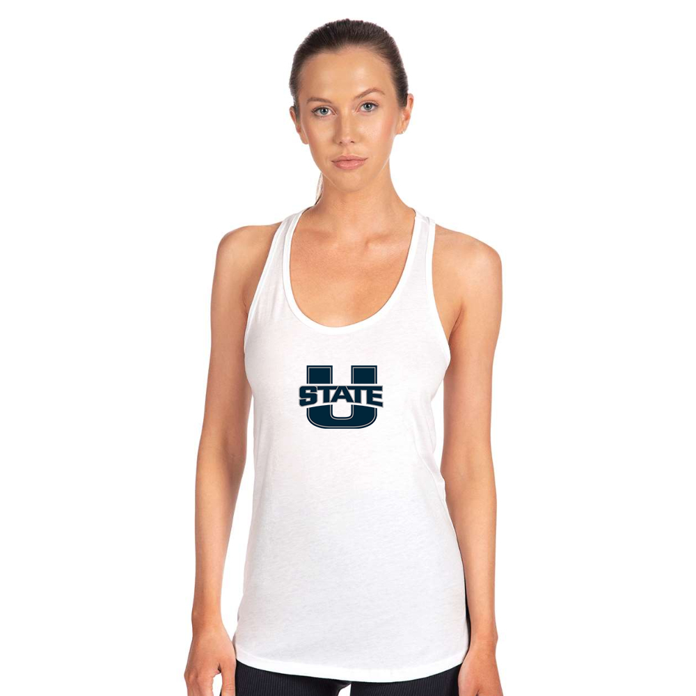 Women's Utah State Aggies   Next Level Ideal Racerback Tank